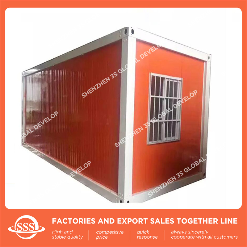 Portable flat pack container