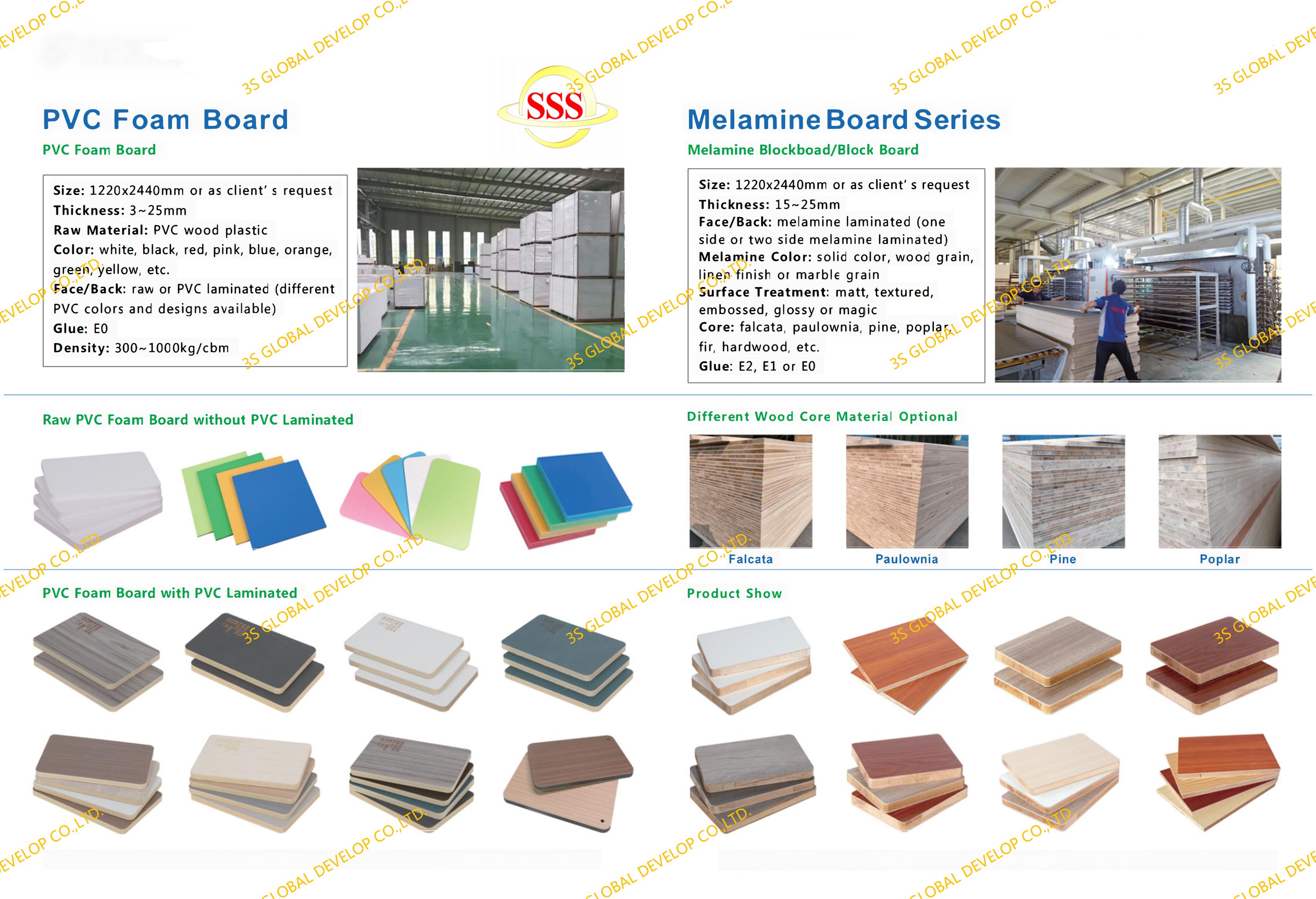 PVC FOAM BOARD,Melamine board series,Melamine blackboard/block board